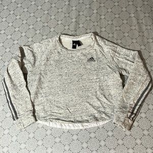 Adidas slightly cropped pull over